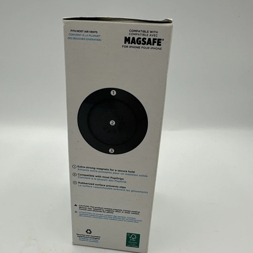 PopSockets Vent Mount with MagSafe - Black